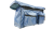 Накладка-сумка на лодочную лавку (банку) серая 70 см